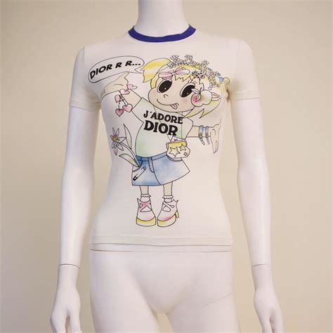 dior cartoon tee